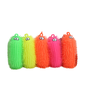 Nouvelle peluche lumineuse ZIMO en forme de chenille, grande taille, multicolore, anti-stress, en TPR, pour les 0-24 mois, boîte colorée - Product Image 1
