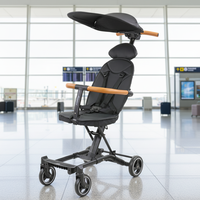 Poussette pour bébé avec capote légère, convertible 4 en 1, poussette parapluie compacte, pliage facile, cadre en alliage d'aluminium, tissu facile à transporter