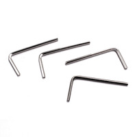 Clé Allen hexagonale en L en acier au carbone nickelé pour quincaillerie et outils manuels personnalisés 1/16 1/8 5/32 3/16 1/4 5/16 3/8 1/2