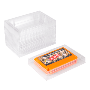 FC Clear Inlay Plastic Insert Inner Tray for Nintendo Famicom Games Replacement Display Case