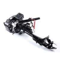 Moteur Hors-Bord Essence 4 Temps 6 CV 140CC Refroidi par Air Léger pour Bateau de Pêche Annexe