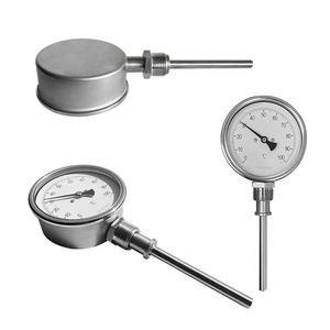 4 इंच औद्योगिक जल तापमान थर्मामीटर गेज डायल wss411 रेडियल बिमल थर्मामीटर - Product Image 6