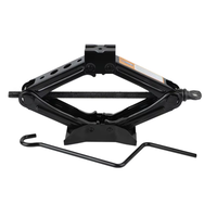 WZAUTO Mini cric de levage hydraulique manuel universel à ciseaux Kit de cric de voiture d'urgence rapide de 0.8T à 2T en acier