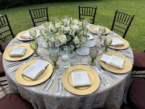 <strong>White</strong> <strong>Round</strong> Folding Plastic <strong>Dining</strong> <strong>Table</strong> 60 Inch Outdoor Wedding Latest Bulk Supply <strong>Tables</strong> for Events Party - Product Image 3
