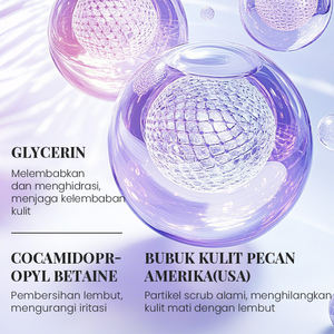 คอร์เมซิค ผลิตภัณฑ์ขัดผิวสูตรอ่อนโยน ปริมาณ 250 มล. ได้รับการรับรองจาก Bpom ช่วยเพิ่มความยืดหยุ่น กลิ่นลาเวนเดอร์และโพลีเปปไทด์ สำหรับอาบน้ำและสครับผิว - Product Image 4