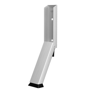 Butée de porte à pédale Zhan Han en acier inoxydable noir, magnétique, à fixation au sol, à commande manuelle pour porte d'armoire - Product Image 3