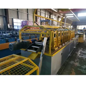 Mesin pembentuk gulungan dinding, kecepatan tinggi 0-120 meter/menit Embossing rusuk baja galvanis L V