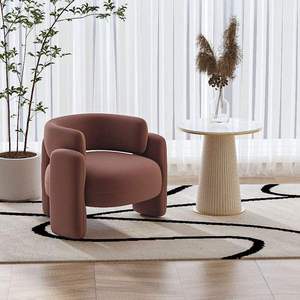 K Beauty Salon Recepción Sofá Sillas de lujo Wing Gold Sillón moderno Sofá de cuero para el hogar Sala de estar Salón Sillas decorativas - Product Image 5