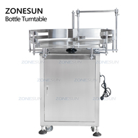 Table de tri rotative automatique ZONESUN pour bouteilles en plastique et en verre, avec système d'alimentation