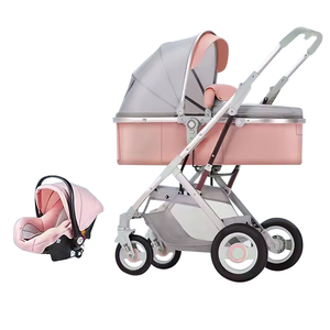 Ventes en gros de poussettes légères 3 en 1 pour bébés, pliables, portables, landau de voyage, siège <span class=keywords><strong>auto</strong></span> pour bébés nouveau-nés - Product Image 3