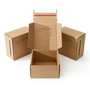 Cajas de Embalaje de Cartón Corrugado para Envíos, Plegables, Reciclables, con Cierre de Cremallera, para Regalos - Product Image 6