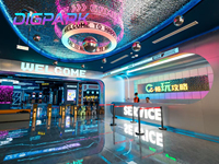 Terminal Pengisian Ulang Kartu Counter Top untuk Pusat Permainan Arcade, Mesin Pembaca Kartu WiFi dengan Dukungan Layanan Tiket Booth