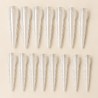 Boîte ARNAILO – Extensions d'ongles papillon de haute qualité, double forme, gel X, capsules d'ongles couvrantes, extension naturelle pour nail art