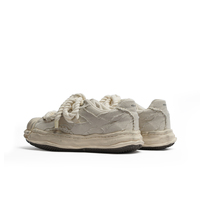Baskets de créateur à bout coquille et semelle effet fondu, à semelle épaisse rehaussante, en daim respirant, unisexe, chaussures de sport décontractées