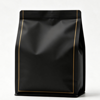 Échantillon gratuit : Sachet plastique refermable avec encoche de déchirement pour café, salon de thé, poudre de café – Emballage pratique à ouverture facile
