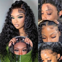Perruques Lace Front en Cheveux Humains Péruviens Ondulés Profonds, Perruques Frontales HD Bouclées, Perruques Complètes en Cheveux Humains pour Femmes Noires – Prix Abordables