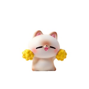 Yu Mo Craft Meow <b>Sweet</b> Fun Collection Cute Cat Figurine 8Pcs With Hidden Edition Blind <b>Box</b> Toy Ornament - Product Image 5