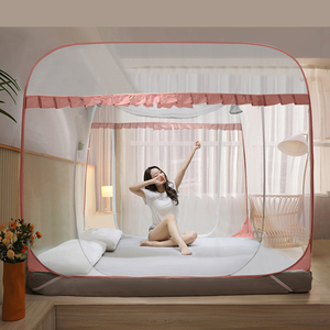 Mosquitera grande para cama doble, mosquitera portátil plegable de dos <span class=keywords><strong>puertas</strong></span>, mosquitera plegable - Product Image 4