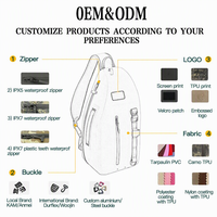 Sac à bandoulière étanche IPX7 en nylon double couche TPU 10L unisexe, étanche, flottant, sangles réglables, plongée, pêche, sports de plein air