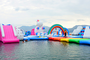 Water inflatable lounge floating inflatable water amusement park <span class=keywords><strong>for</strong></span> <span class=keywords><strong>the</strong></span> adult - Product Image 2