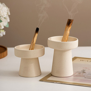 Bâton d'encens Palo Santo péruvien aromathérapie espace feu encens plateau transfrontalier décoration de la maison brûleur d'encens support Air - Product Image 3