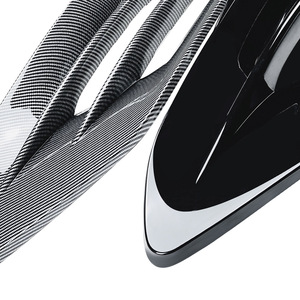 Mercedes-Benz GLE-Class Air Vent Grille Cover Piano Black Carbon Fiber Texture ABS Decal 61x33x5cm Adhesive Fitment - Product Image 3