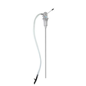 Bomba de transferencia de palanca Fervi de 300 ml de acero inoxidable para fluidos y líquidos - Product Image 1