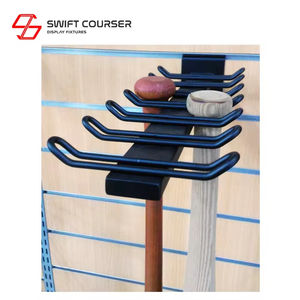 ตู้โชว์ไม้เบสบอลแบบกำหนดเอง Swift Courser พร้อมแผ่นหลังสำหรับจัดแสดงในร้านค้าปลีก (สีดำ/สีขาว) - Product Image 4