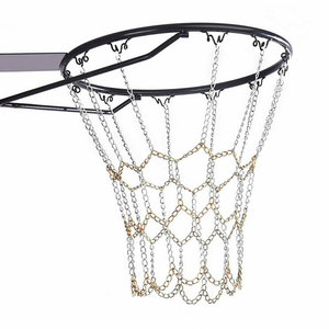 <span class=keywords><strong>Filet</strong></span> <span class=keywords><strong>de</strong></span> basket-ball à chaîne robuste et personnalisé, <span class=keywords><strong>en</strong></span> acier, pour l'intérieur, outil <span class=keywords><strong>de</strong></span> bricolage - Product Image 1