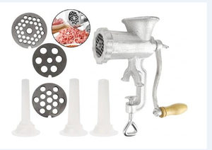 Molinillo de Carne Manual de Hierro Fundido Tipo Nacional 5 # <span class=keywords><strong>Picadora</strong></span> de Carne Manual para Uso Doméstico en Venta, Mezcladora y Trituradora Manual - Product Image 5