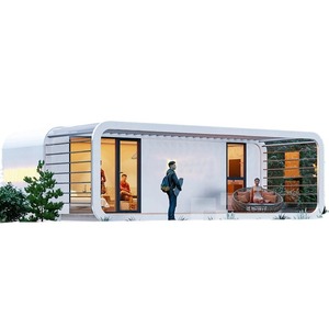 Cabaña Móvil Tipo Cápsula para Exteriores con Ventanas Grandes de Vidrio, Diseño Moderno para Instalaciones de Ocio, Fácil Instalación - Product Image 1