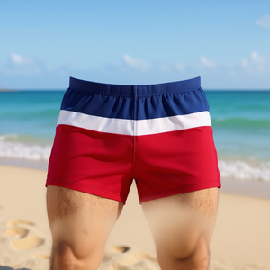 HDJ <b>Men's</b> Summer Beach Pants Casual Swimwear Tunic Bathing Suit Sarong S11064-29 - Product Image 1