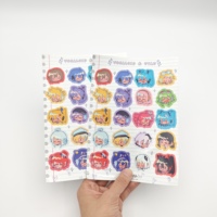 Lot de feuilles d'autocollants multi-designs en vinyle PVC imperméable, découpés à la forme, formes personnalisées pour scrapbooking