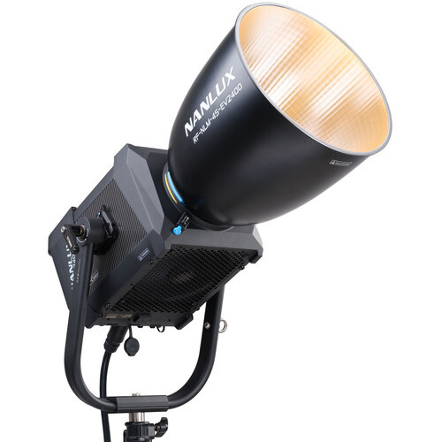 Nanlux Evoke 2400B Bi-Color Waterproof Rainproof Outdoor Video Film Crew Shooting High-power LED Mono Light Kit with Reflector