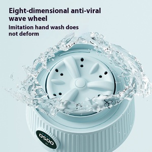 Mini Xách Tay Máy Giặt Phong Cách Mới Không Dây Với Tự Động Cup Cleaner Cho Hàng dệt Kim Và Đồ Lót - Product Image 5