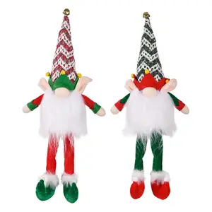 Nieuwe Kerst Decoratie Elf Met Verlichting Lichtgevende Kerst Rudolph Pop Kerst Faceless Pop Knuffel