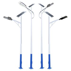 Poste de farola galvanizado LED solar 6m 8m 10m 12M 16m poste de iluminación al aire libre poste de farola solar <span class=keywords><strong>para</strong></span> iluminación de carretera - Product Image 5