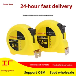 Ruban à mesurer <span class=keywords><strong>en</strong></span> acier inoxydable à remontage automatique 2m-10m Métrique Haute résistance à l'usure Boîte à <span class=keywords><strong>mètre</strong></span> Règle 0,12 mm Épaisseur de la lame 12,5/19/25 mm - Product Image 5