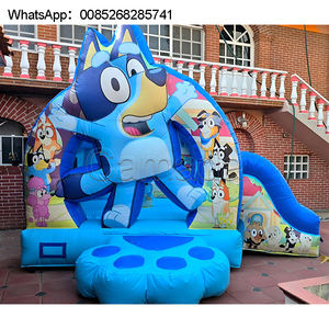 Château Gonflable Commercial en PVC avec Toboggan et Souffleur pour Parc, 6x6 - Offre Spéciale - Product Image 6