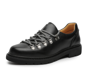 New Wholesale Cow Suede Old School Western Boots for Women 38-46 Big Lace-up Chunky Academic <strong>Shoes</strong> square Outsole Brand Famous - Product Image 1