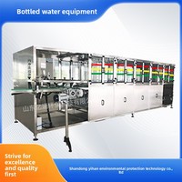 Ensemble complet entièrement automatique d'équipement de mise en conserve d'eau minérale Ligne de production d'eau pure pour bouteilles de jus de boissons Cosmétiques