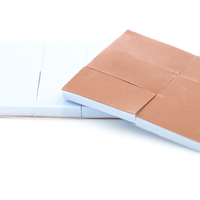 Coussin thermique renforcé en tissu de silicone, haute conductivité, matériau d'isolation thermique pour la dissipation de la chaleur des appareils électroniques
