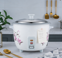 Autocuiseur Électrique Automatique 0,6L-6L en Acier Inoxydable avec Cuve Antiadhésive en Forme de Tambour pour Usage Domestique et Hôtelier, avec Tasse de Mesure – Vente en Gros