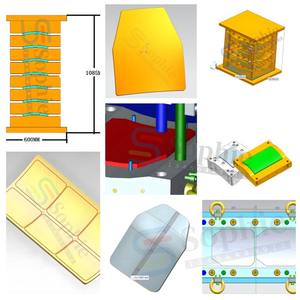 30空洞防弾ベストプレート型Aramid UHMWPEアーマー弾道プレート型メーカー - Product Image 3