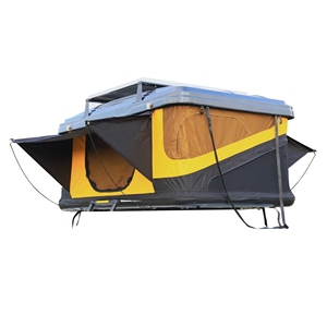 Tente de toit rigide en ABS fiable pour 2 personnes, conçue pour toutes les saisons avec support direct, tente de toit pour voiture fabriquée en usine - Product Image 1