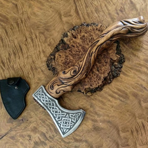 Premium Quality Handmade Style <b>Axe</b> for Camping Bushcraft Collection and Decorative Applications Outdoor Equipment Viking <b>Axe</b> - Product Image 3