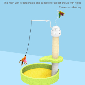 Giocattolo <span class=keywords><strong>per</strong></span> <span class=keywords><strong>Gatti</strong></span> Automatico Ecologico di Lusso Moderno con Piuma e Laser, Design Interattivo con Movimento Nascosto - Product Image 4