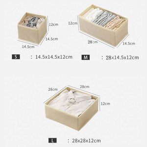 Set da 6 pezzi per la casa scatola portaoggetti per guardaroba scatola portaoggetti pieghevole per guardaroba organizzatore per guardaroba lavabile per vestiti - Product Image 6