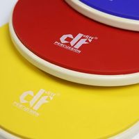 Factory Direct 10 Inch Practice Drum Pad Multi Color - Drum Accessories & Musical Instrument Accessories