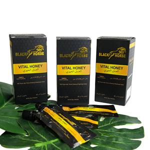 Complément alimentaire au miel premium : Miel vitalité (22g x 6 sachets), un complément énergétique naturel <span class=keywords><strong>pour</strong></span> hommes - Product Image 1